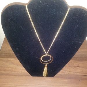 Gold tone necklace